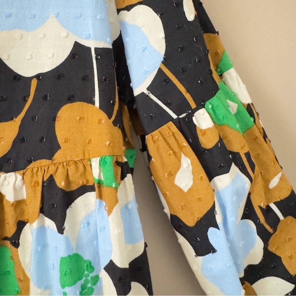 Who What Wear 100% Cotton Floral Dress M — image 7 of 8